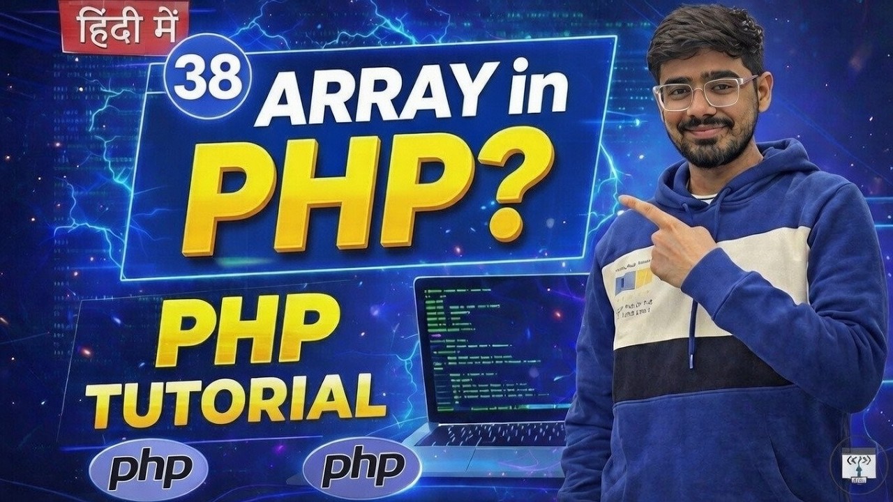#38 PHP Tutorial in Hindi | Array Basic (Indexed Array)