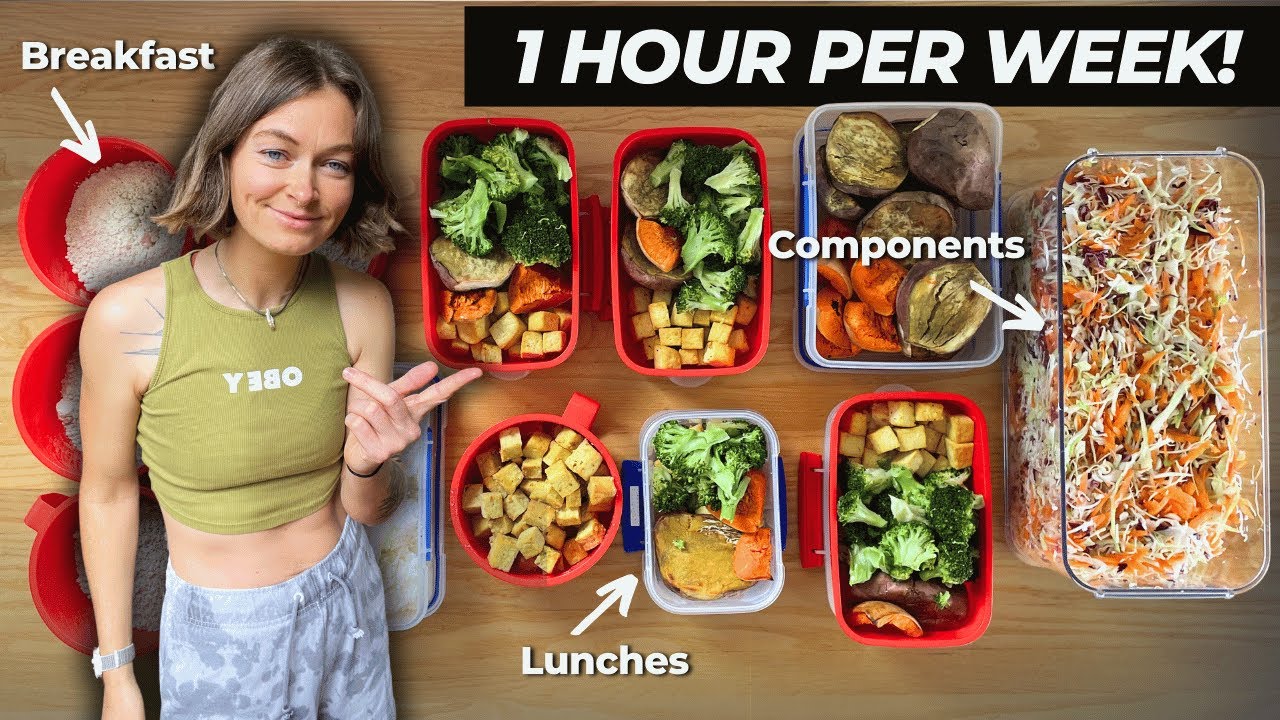 Build The Perfect Vegan Meal Plan To Lose Fat (1 HOUR A WEEK)