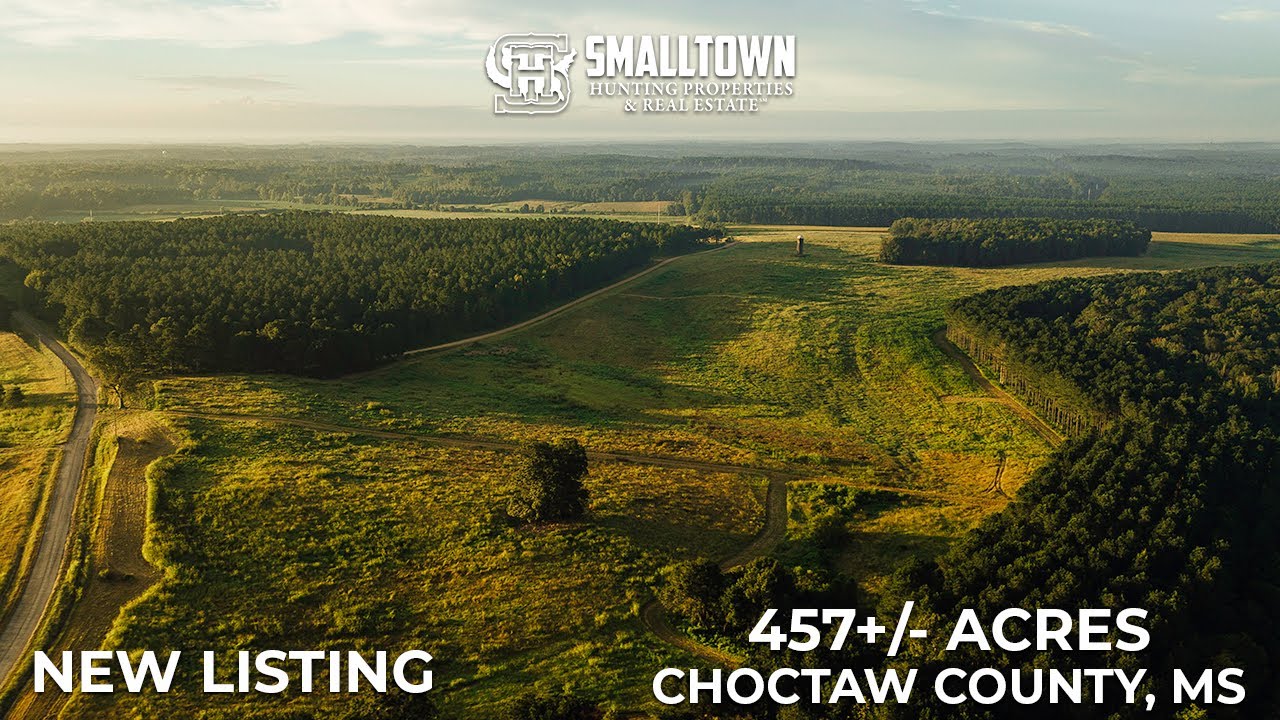 NEW LISTING | 457+/- ACRES CHOCTAW COUNTY, MS