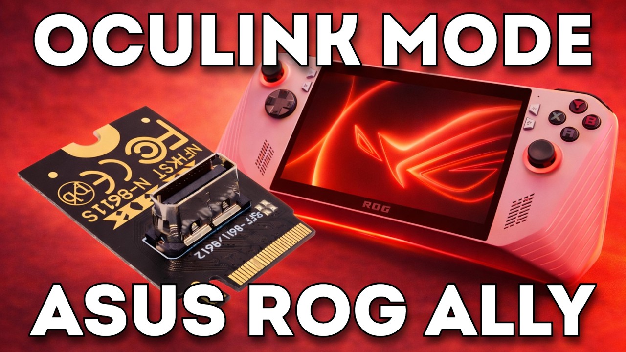 🛠️ВНЕДРЯЕМ OCULINK В ASUS ROG ALLY🛠️- подключение внешней видеокарты