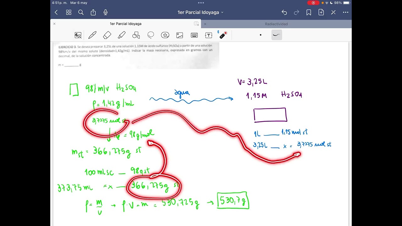 Idoyaga - Química CBC 1er parcial