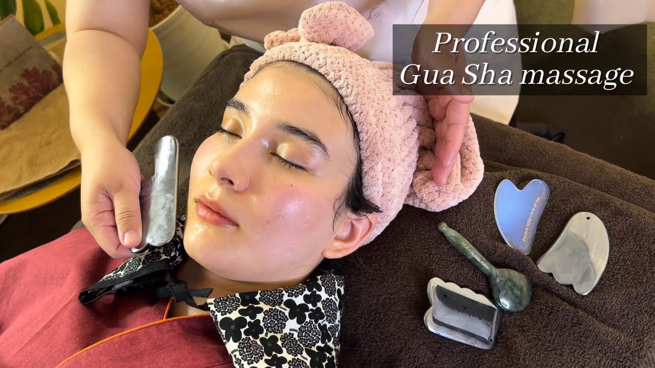 I tried Gua Sha massage by 11 years of EXPERIENCED ESTHETICIAN in Fukuoka, Japan (soft spoken)