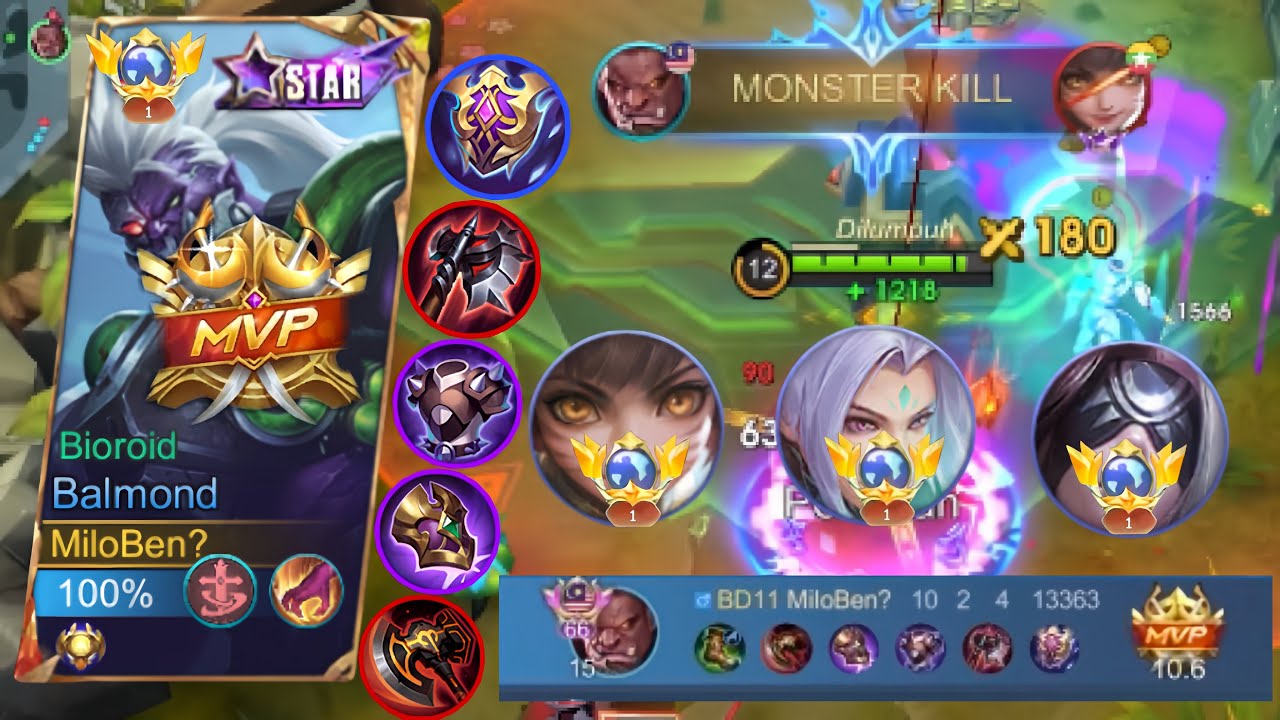 Balmond Best Build 2024 | Build Top 1 Global Balmond Gameplay | Mobile Legends 🔥