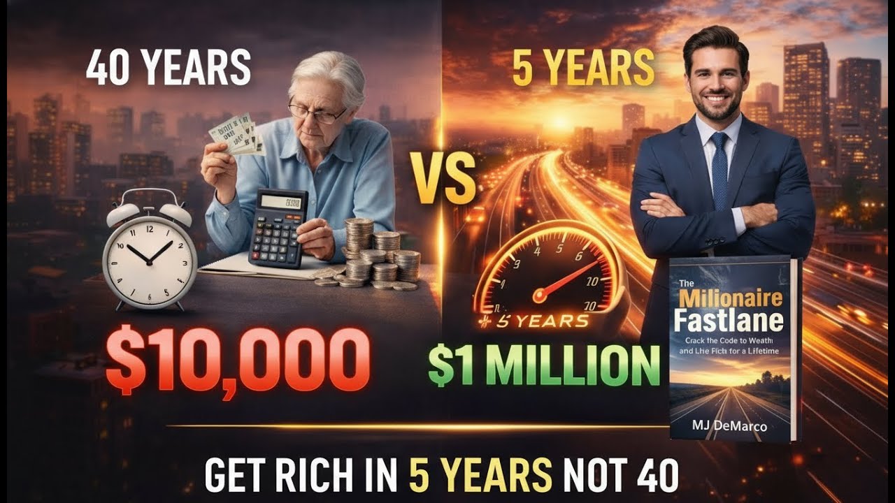 The Millionaire Fastlane: Get Rich in 5 Years Not 40 | MJ DeMarco Summary