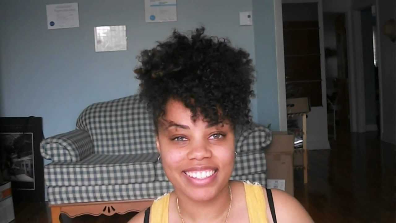 Simple Natural Hair Updo Tutorial