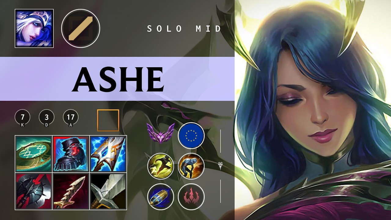 Ashe Mid vs Diana - EUW Master Patch 26.03