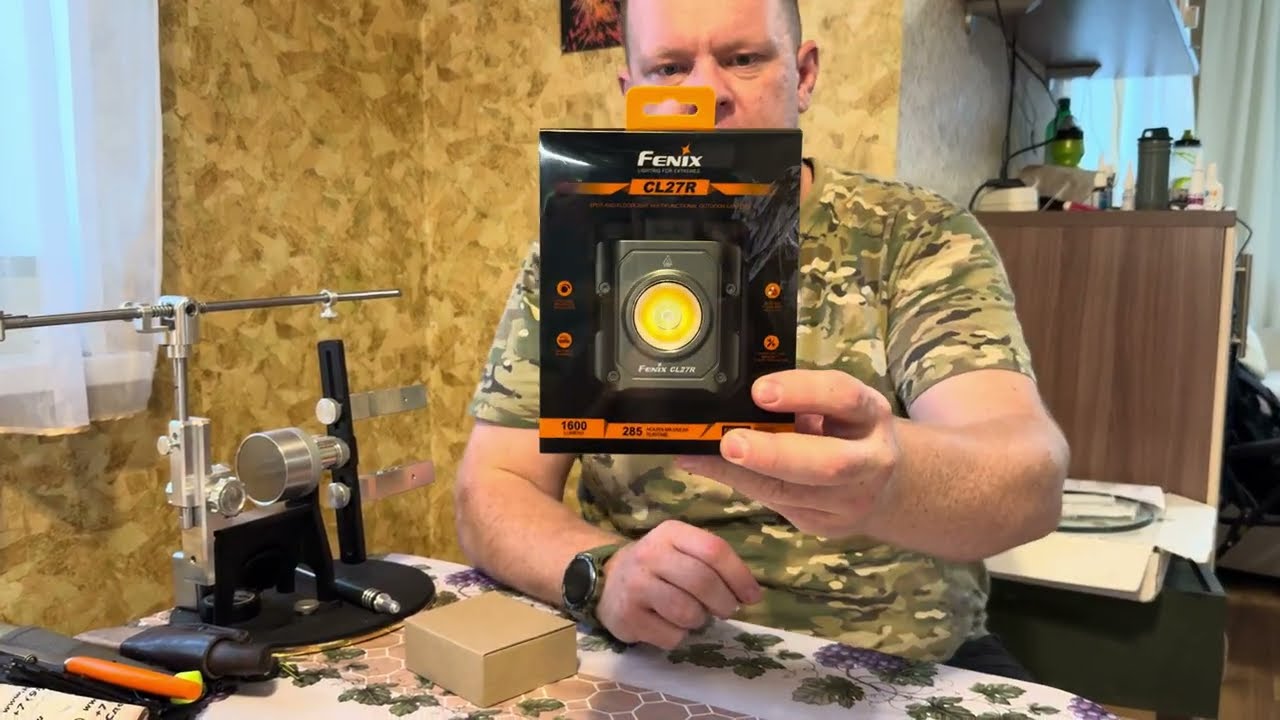 Фонарь Fenix CL27R короткий обзор