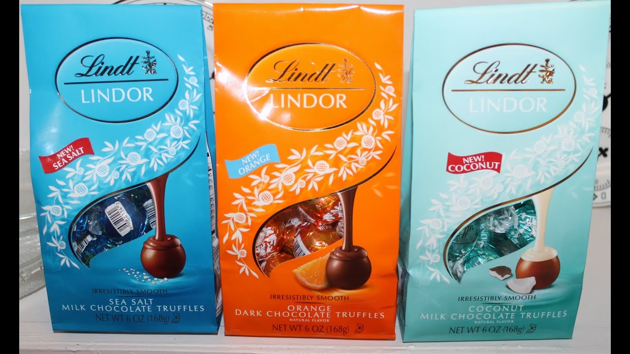 Lindt: Lindor Sea Salt, Orange & Coconut Truffles Taste Test & Review