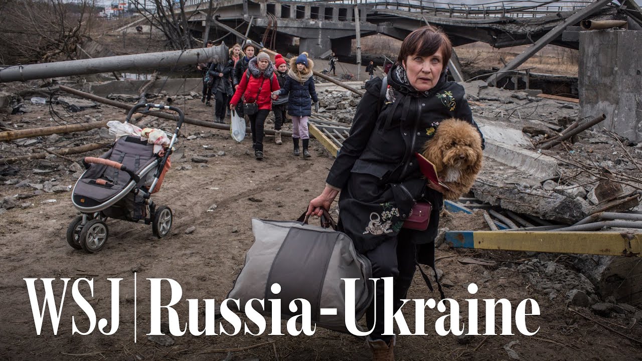 Russia Hits Civilian Route as Ukrainians Protest Occupation | WSJ