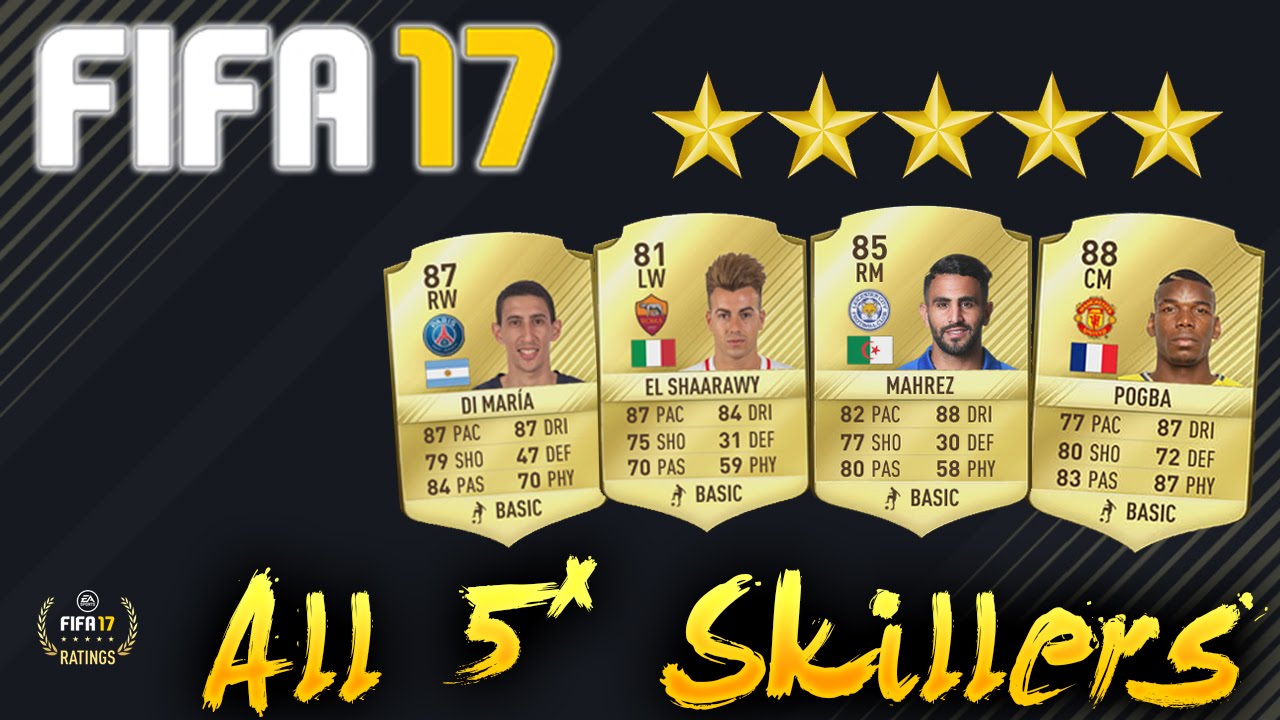 FIFA 17 NEW 5* SKILLERS | FIFA 17 ULTIMATE TEAM