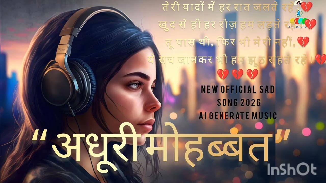 adhari mohabbat ( new 2026 song _ romantic love song) _ so beautiful adhuri mohabbat love song