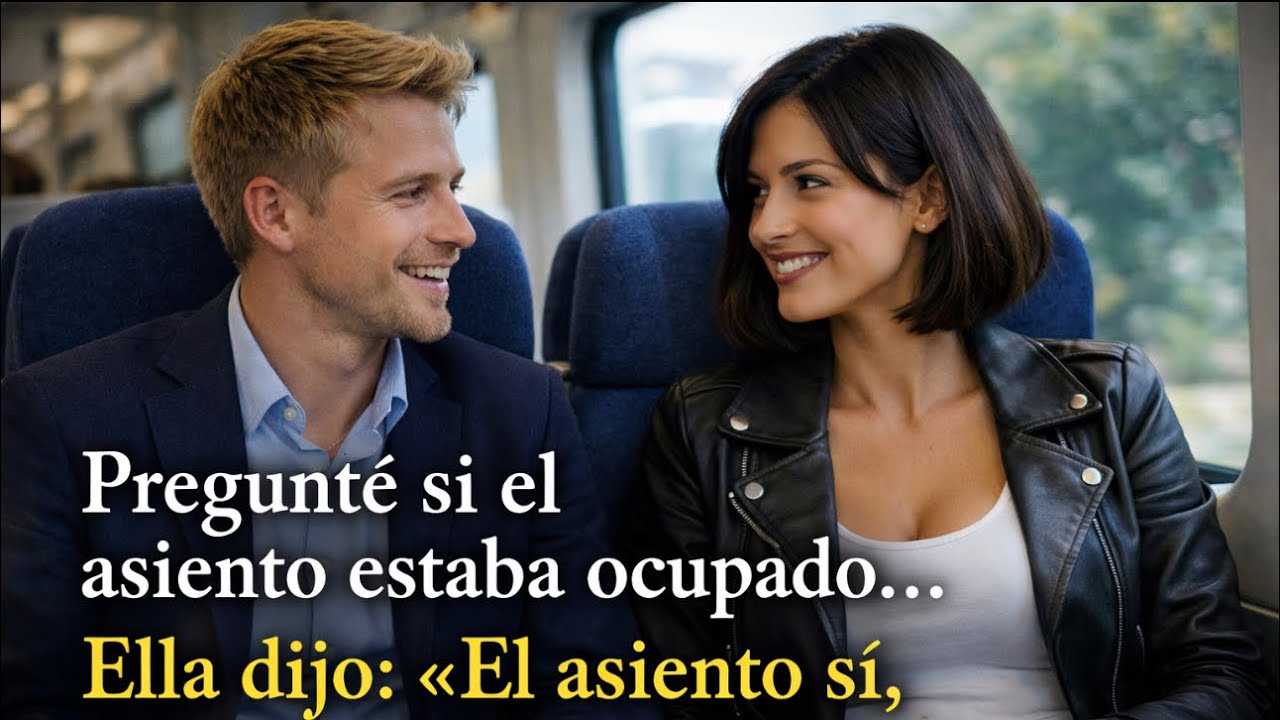 Pregunté si el asiento estaba ocupado… Ella dijo: «El asiento sí, pero yo no.»
