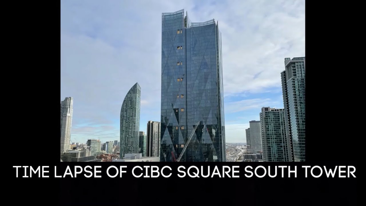 CIBC SQUARE South Tower Construction Progress: December 2017 - December 2020