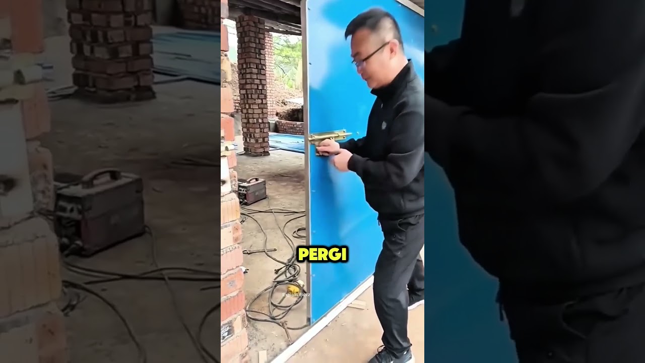 Kunci Pintu Anti Maling‼️😨 