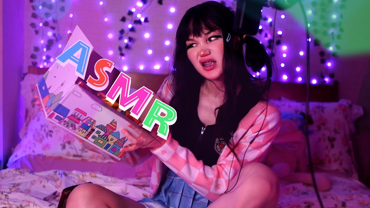 ASMR Japanese Snack Box Eating