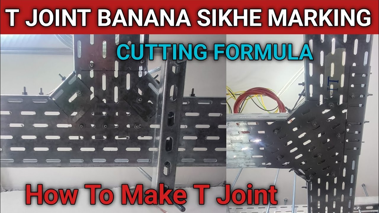 Cable Tray Me Tee Joint Kaise Banate Hai | Cable Tray Tee Joint | How To Make Tee Cable Tray |
