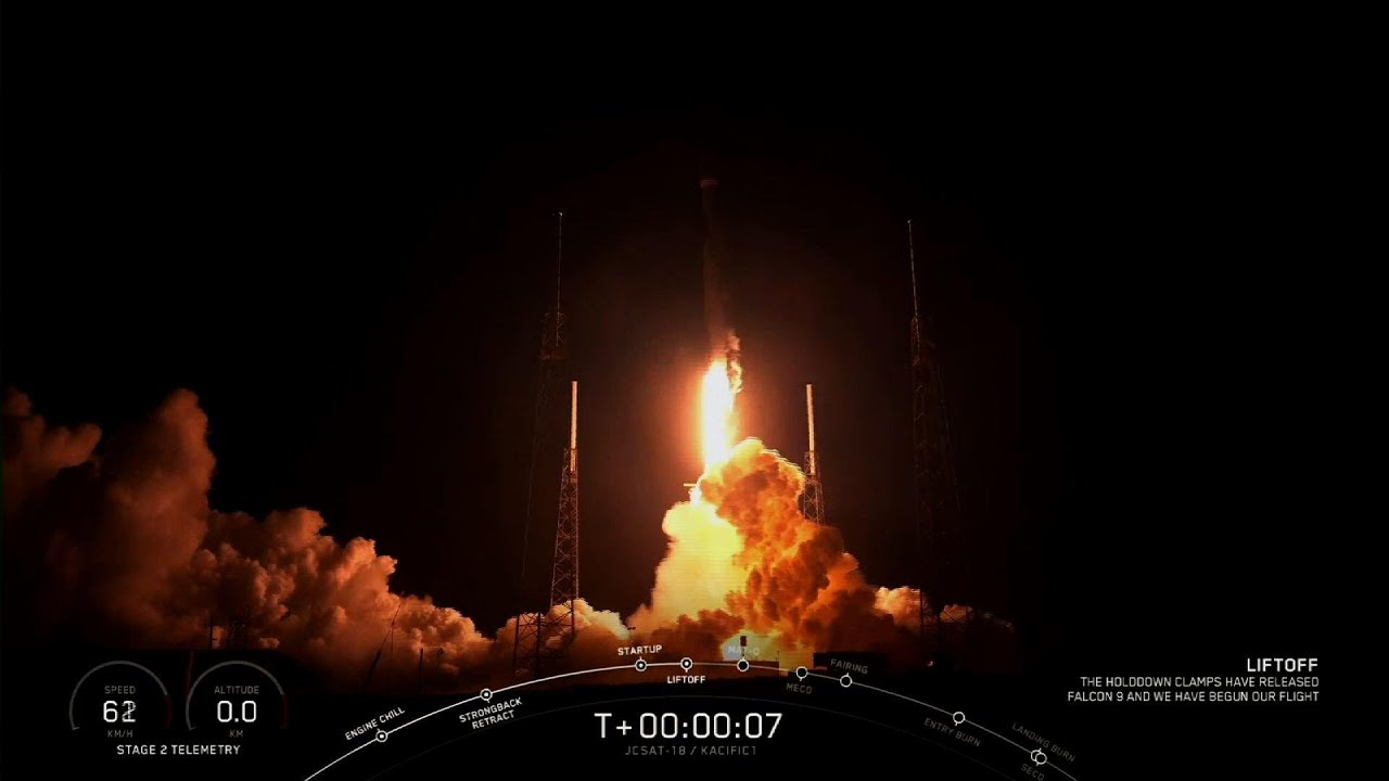SpaceX launches rocket from Cape Canaveral