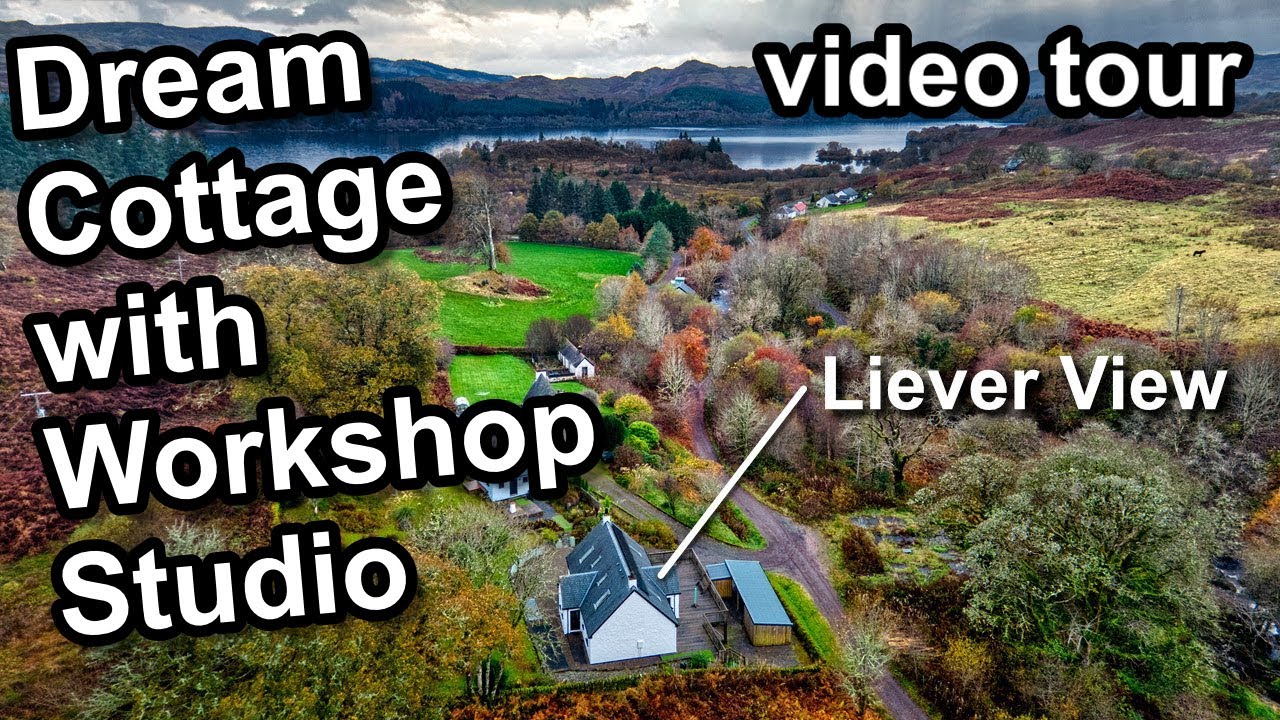 Video Tour of unique modern Scottish cottage near Loch Awe, Argyll, Scotland