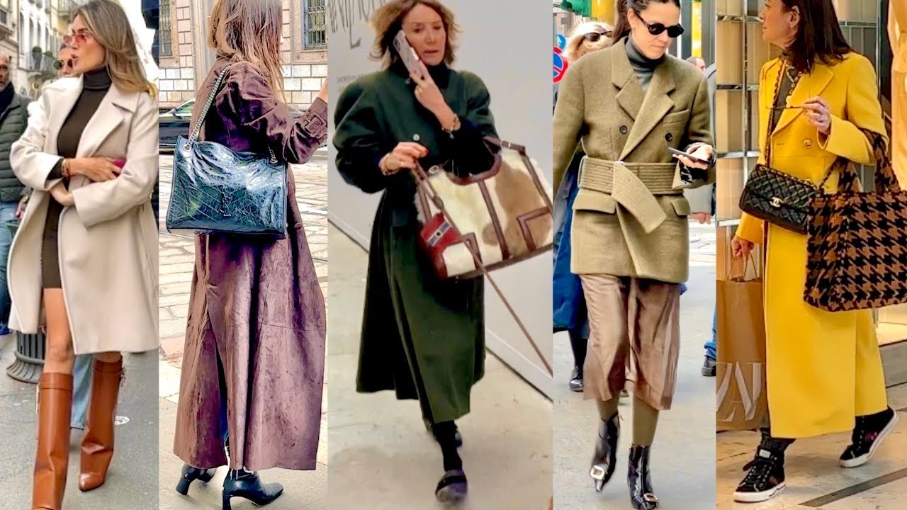 🇮🇹MILAN SPRING 2025 STREET FASHION☀️12°C (54°F) SPRING OUTFITS IDEAS 🛍️MILAN SHOPPING #vanityfair