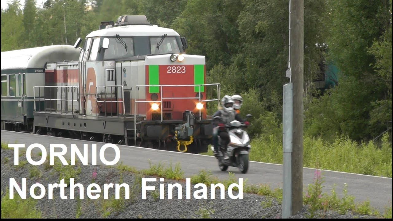 Kolari - Helsinki train on Tornio station