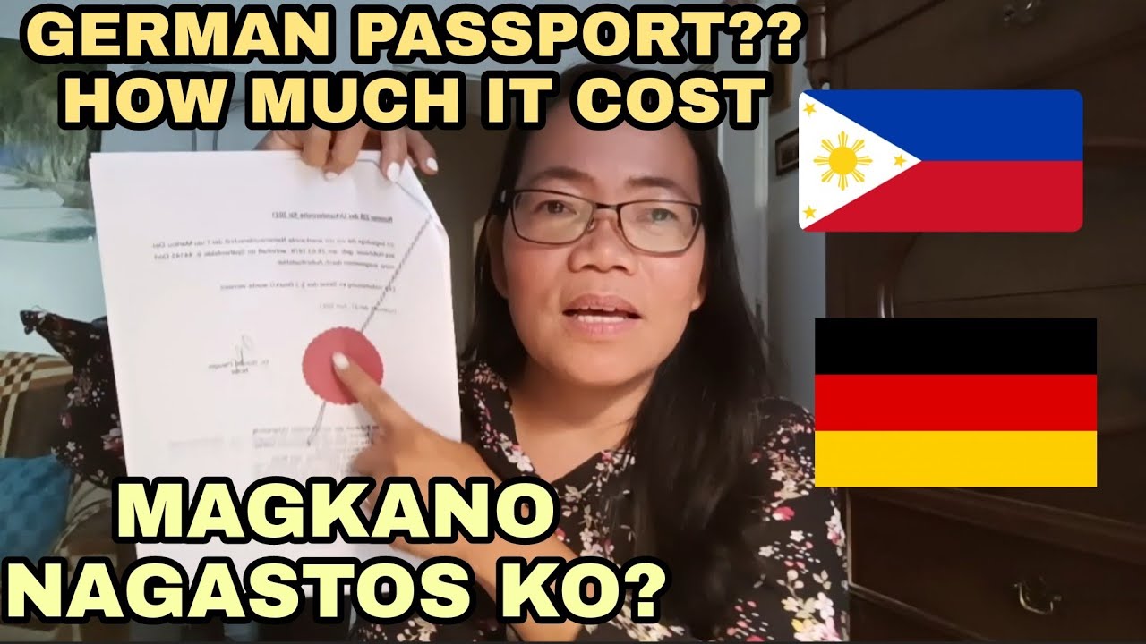 HOW MUCH WOULD IT COST IN APPLYING GERMAN CITIZENSHIP? MAGKANO MAG GERMAN PASSPORT? FILIPINA GERMAN