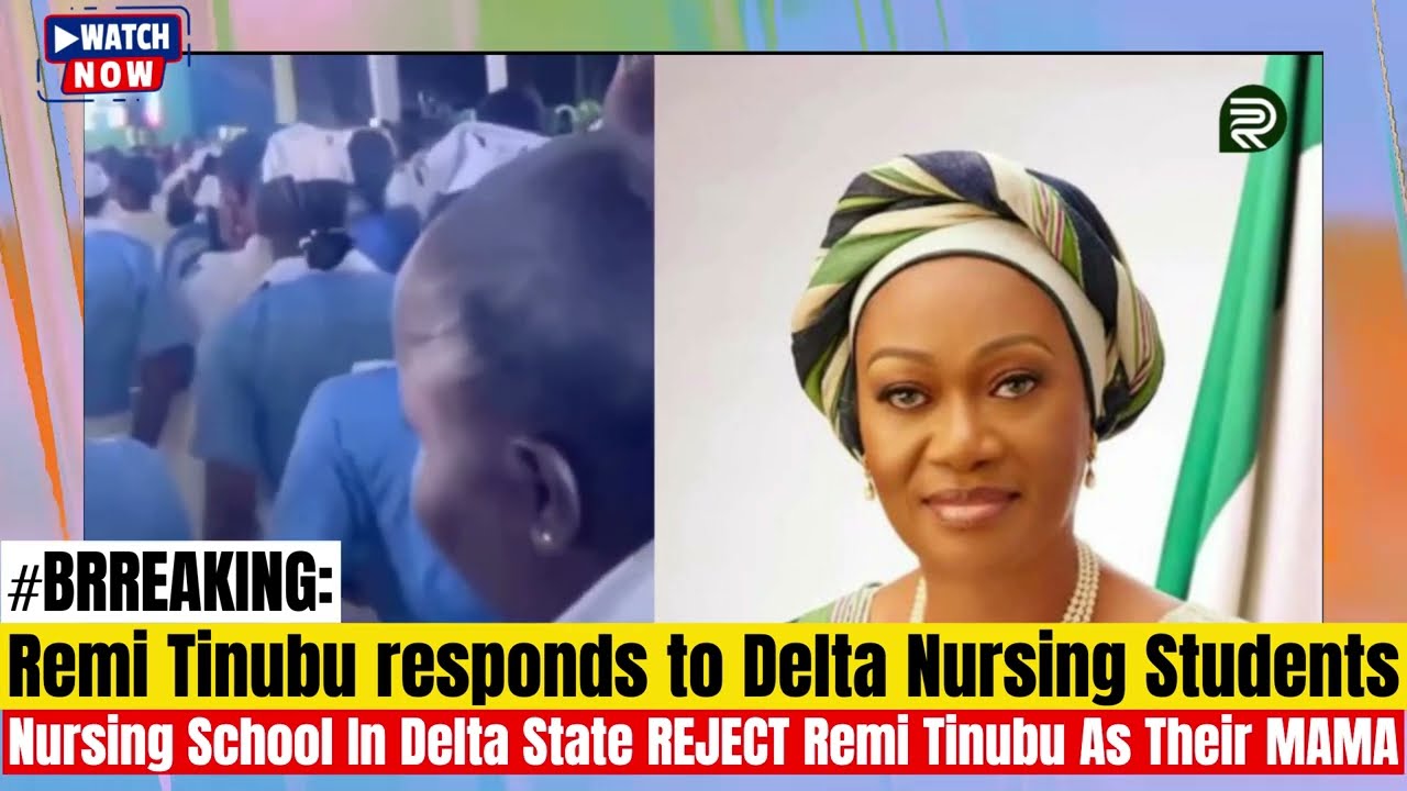Remi Tinubu responds to Delta Nursing Students after being rejected as their "MAMA" in a viral song.