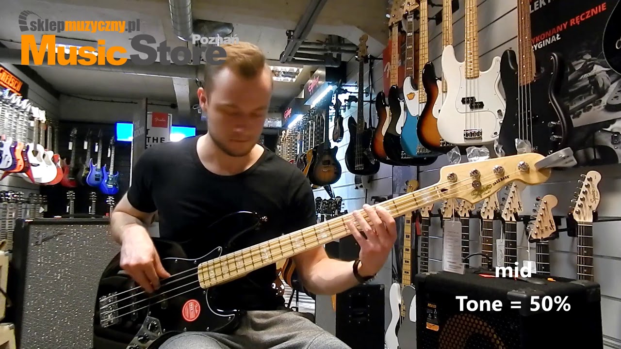 Squier Vintage Modified Jazz Bass 77 MN BLK