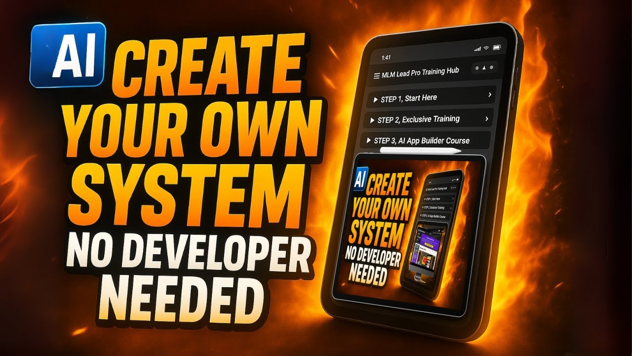 I Built This Viral App System with ChatGPT — No Coding! (MLM Lead Pro Training Hub Launch)