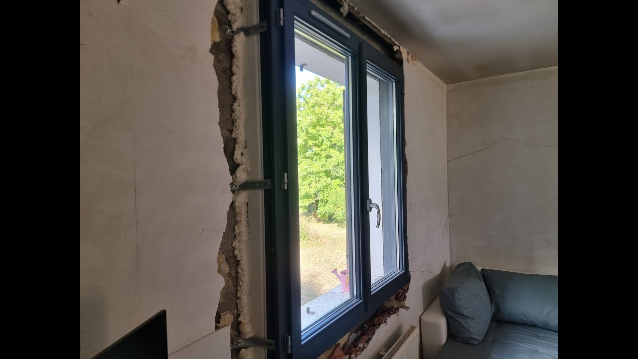 [TUTO] Pose d’une fenêtre en PVC – chantier maison | LCDJ89