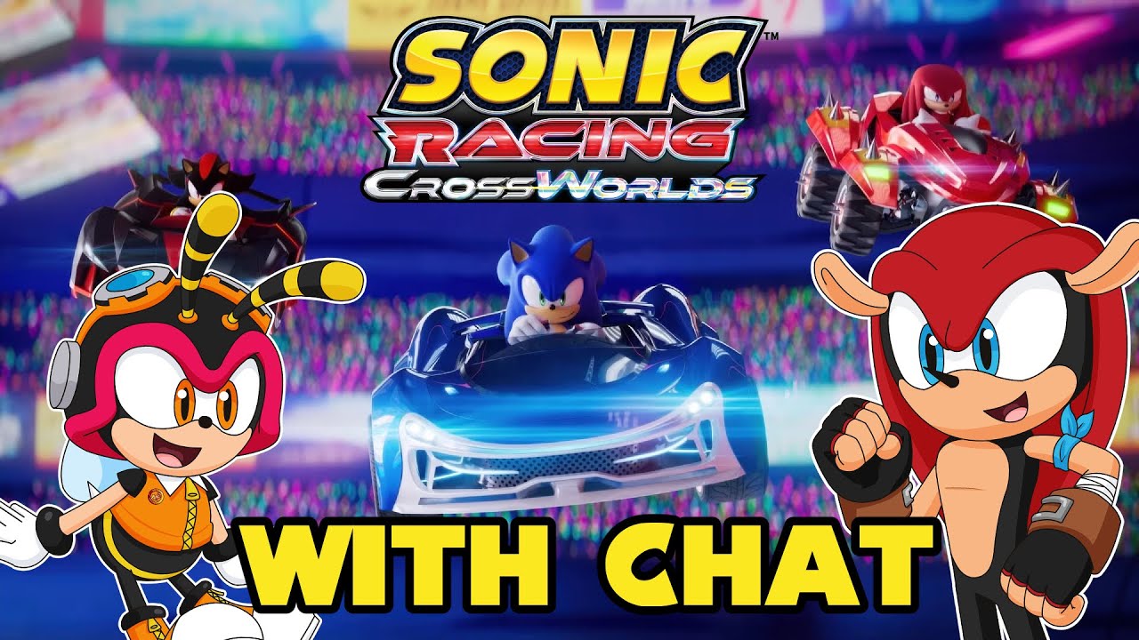 It's too cold outside so we RACING! - Charmy and Mighty Plays with CHAT