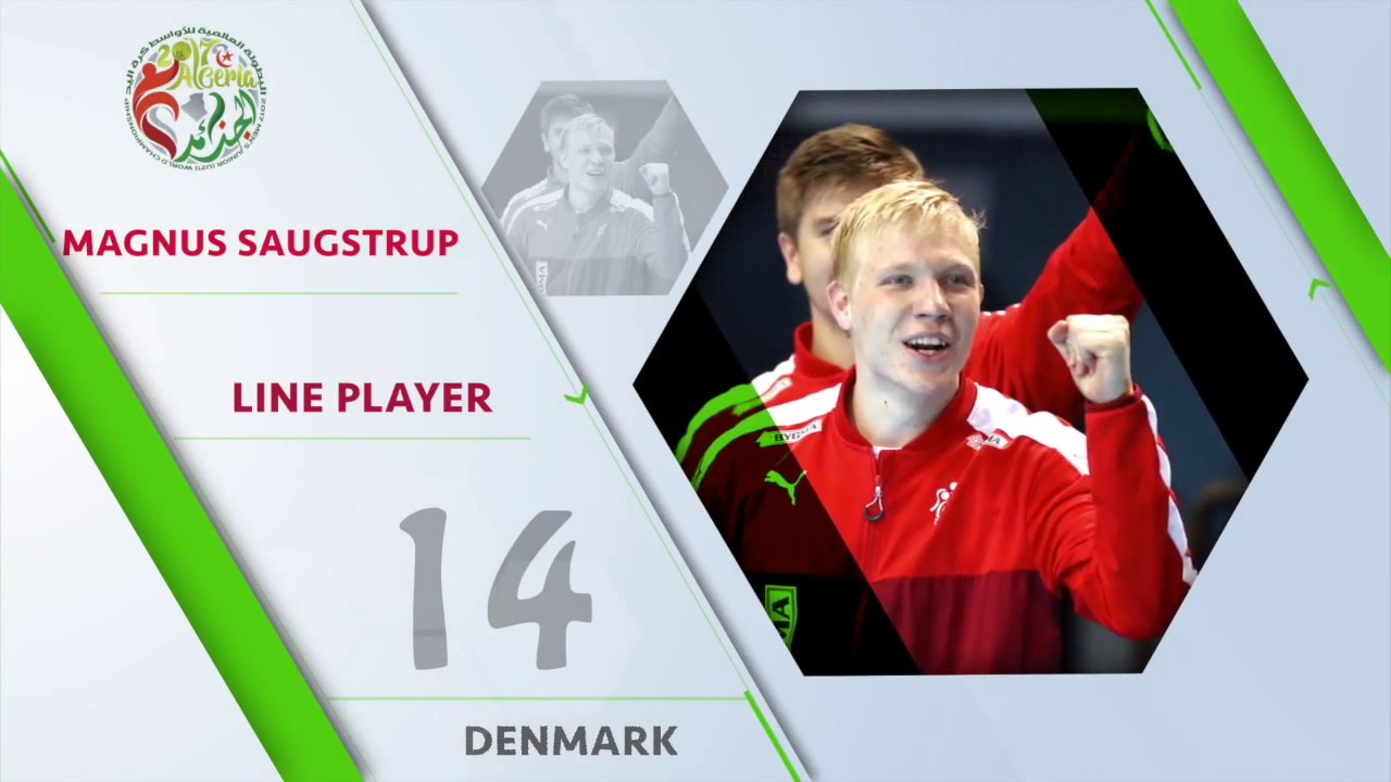 Magnus Saugstrup (DEN) - All-star line player | IHFtv - Algeria 2017 Men's Junior WCh