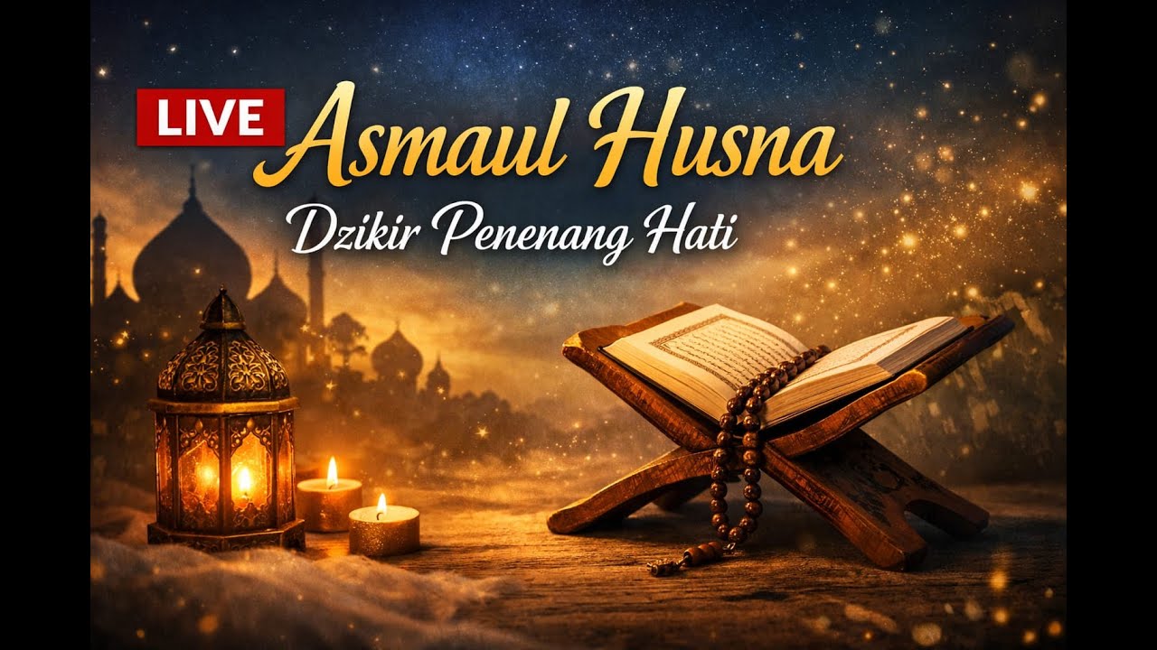 LIVE Asmaul Husna - Dzikir penenang Hati
