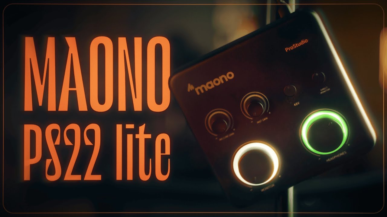 Maono PS22 Lite - Моя первая внешняя звуковая карта | опыт использования