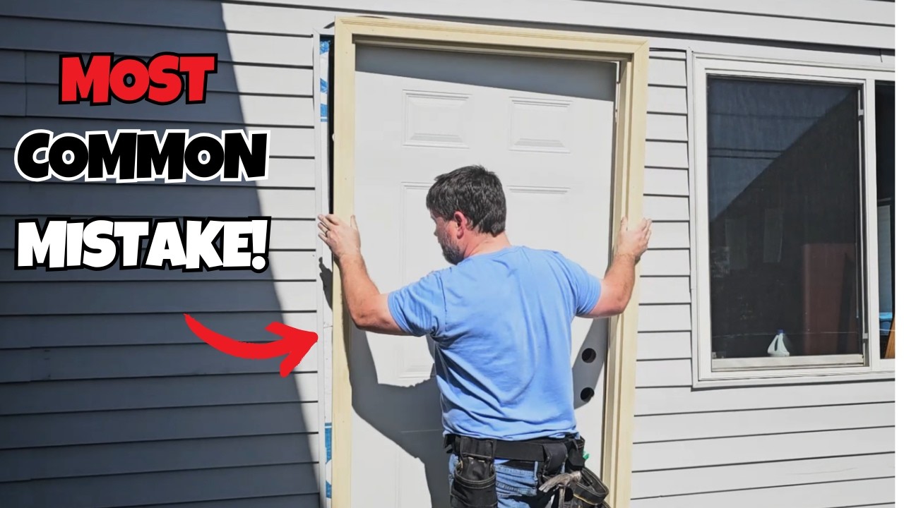 How to Install an Exterior Pre-Hung Door on a Concrete Slab (Step-by-Step Guide!)