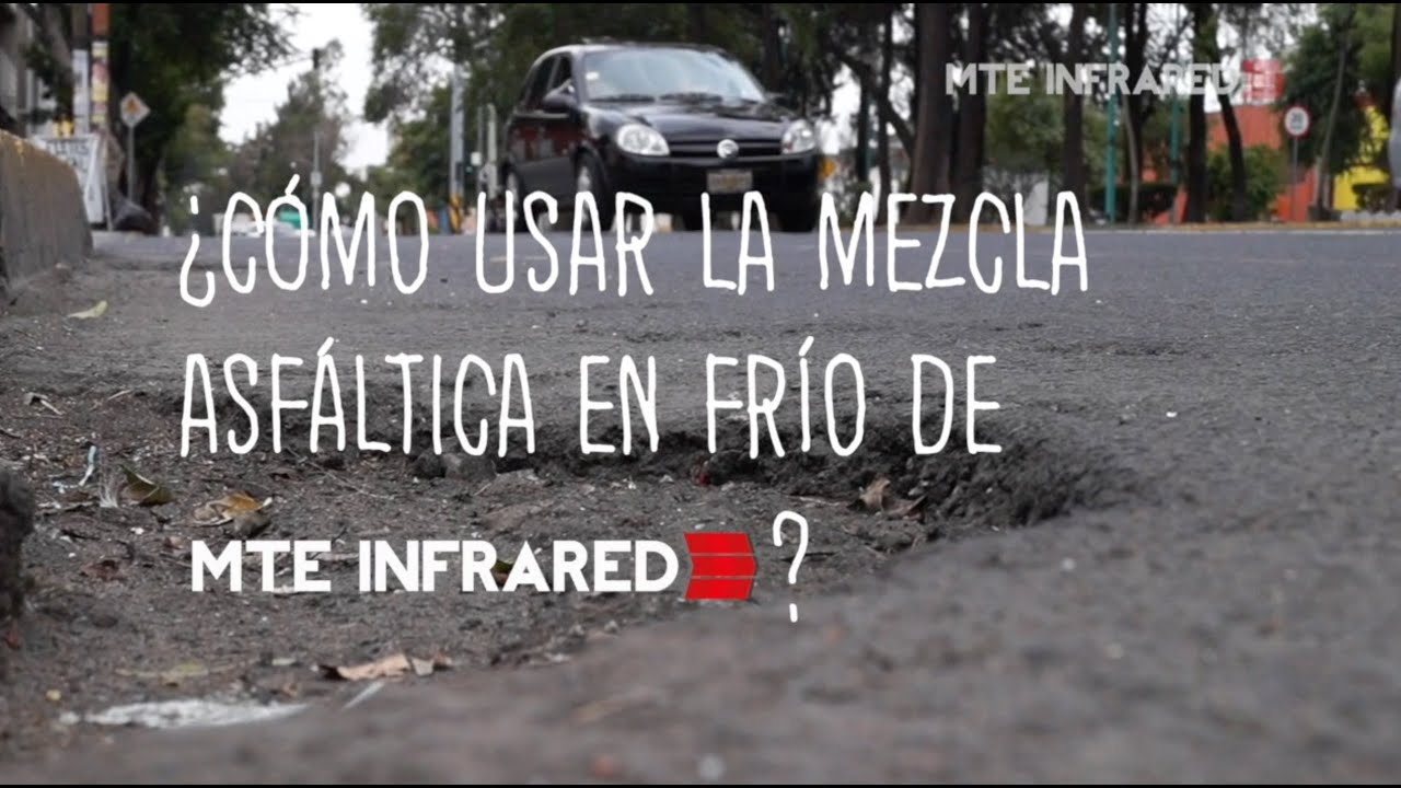 ¿CÓMO USAR LA MEZCLA ASFÁLTICA EN FRÍO? mp4