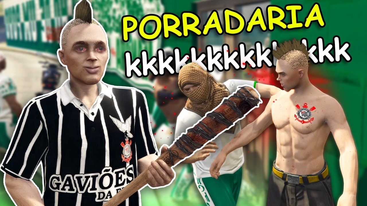 GTA RP BRIGA DE TORCIDA É INCRIVEL
