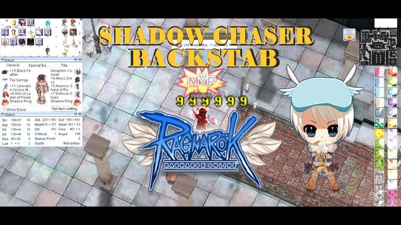iRO- Shadow Chaser Backstab Build - Skill Update - OGH