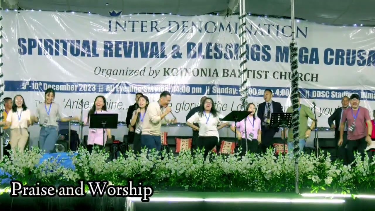 Praise and Worship at Spiritual Revival and Blessings  Crusade