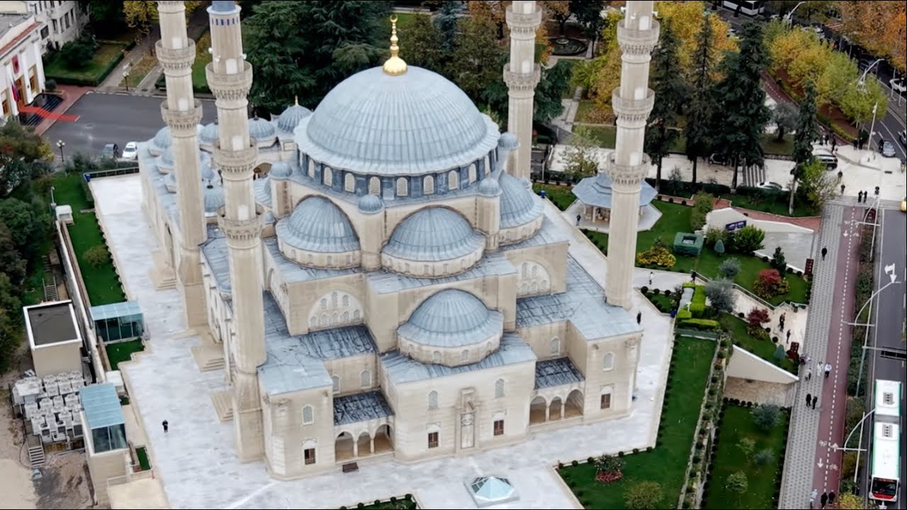 Xhamia e Namazgjas&euml; - Albania&rsquo;s Grand Mosque in Tirana | 4K Cinematic Drone Footage (DJI Mini 5 Pro)