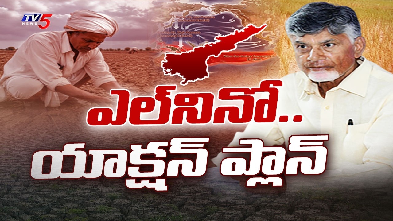 CM Chandrababu' Action Plan To Combat Severe EL Nino Weather Conditions | Crop Insurance | TV5 News