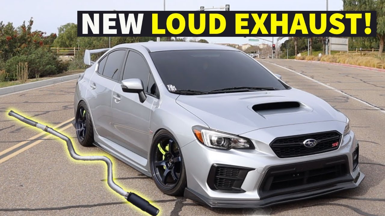 НОВЫЙ ГРОМКИЙ ВЫХЛОП ДЛЯ МОЕГО SUBARU WRX STI!