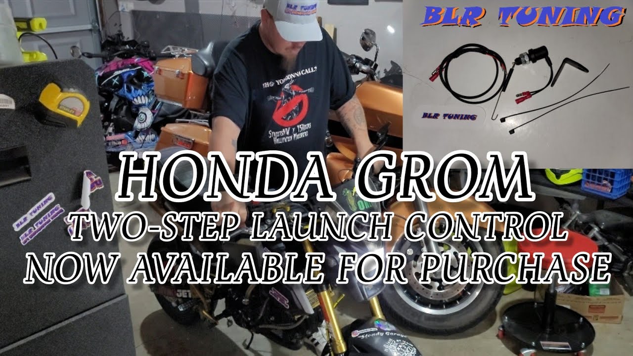 Установка системы двухступенчатого старта Honda Grom от BLR TUNING.