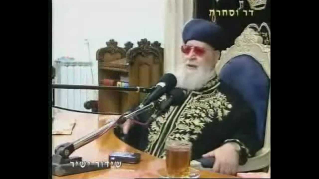 הרב עובדיה יוסף שליטא בנושא הנסיעה לאומן בראש השנה
