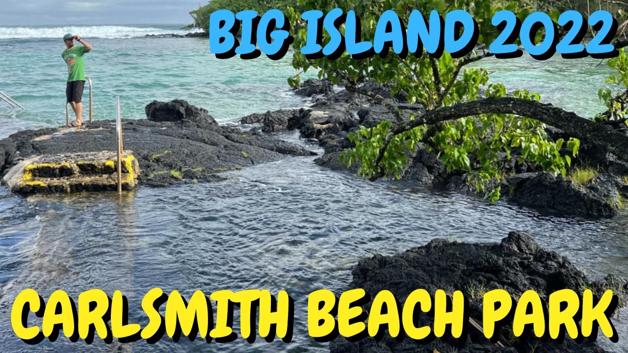 Where to Swim in Hilo on the Big Island? Carlsmith Beach Park: Rocky Swimming Hole & Turtle Watching