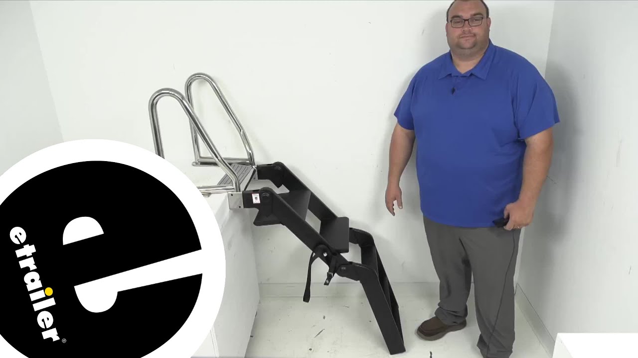 etrailer | Review of Lippert Boat Ladders - Boat Stern Ladder - LC96FC