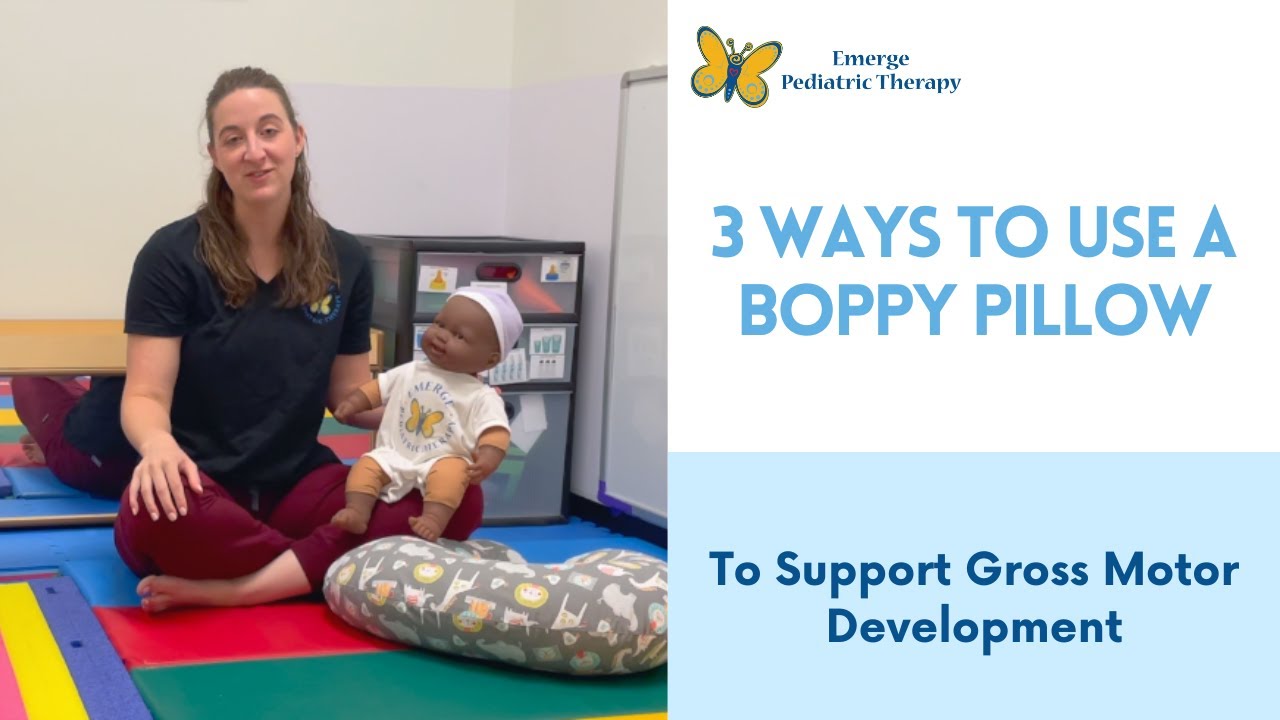 3 способа использования подушки Boppy для развития моторики