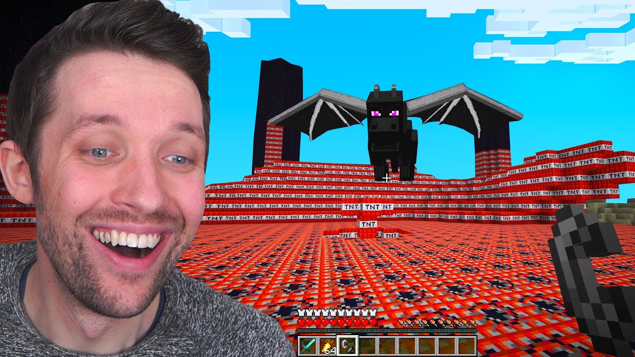 WIR SPIELEN EINE TNT WELT! - Minecraft