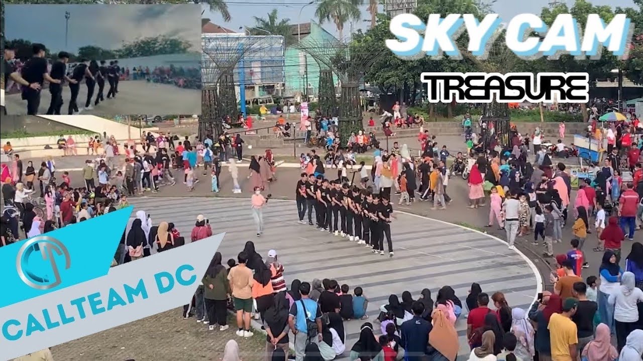 《SKY CAM》[KPOP IN PUBLIC CHALLENGE](1TAKE) TREASURE - ‘다라리 (DARARI)’ REMIX Dance Cover by C-REASSURE