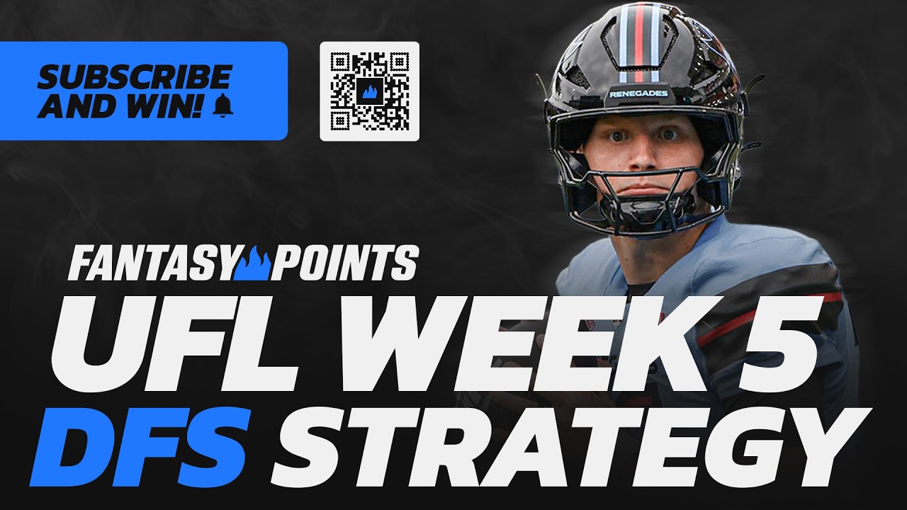UFL Week 5 Who to Start | DFS Strategy for Every Game