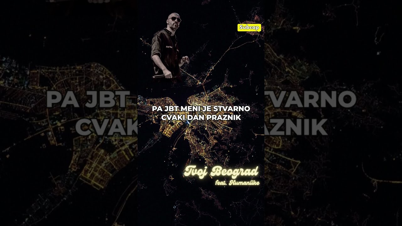 Bege Fank - Tvoj Beograd feat. Humanlike (vertical lyric video)